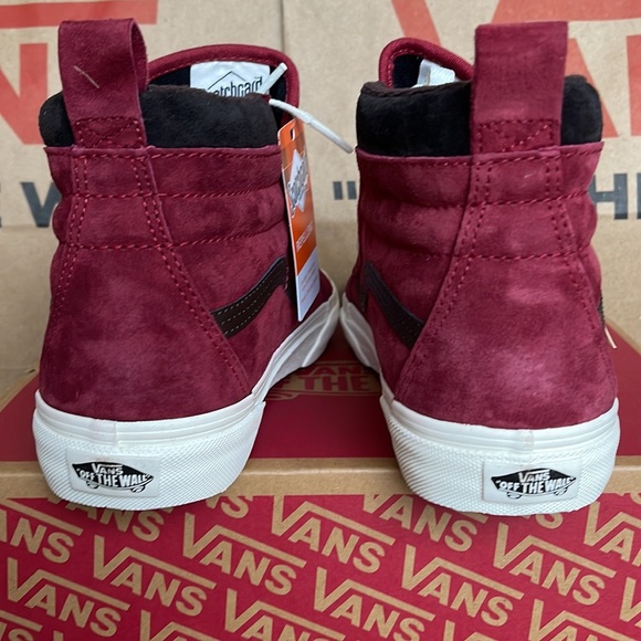 Vans Sk8-Hi MTE Blng Red/Chocolatetrt sneakers WMNS - Picture 13 of 16